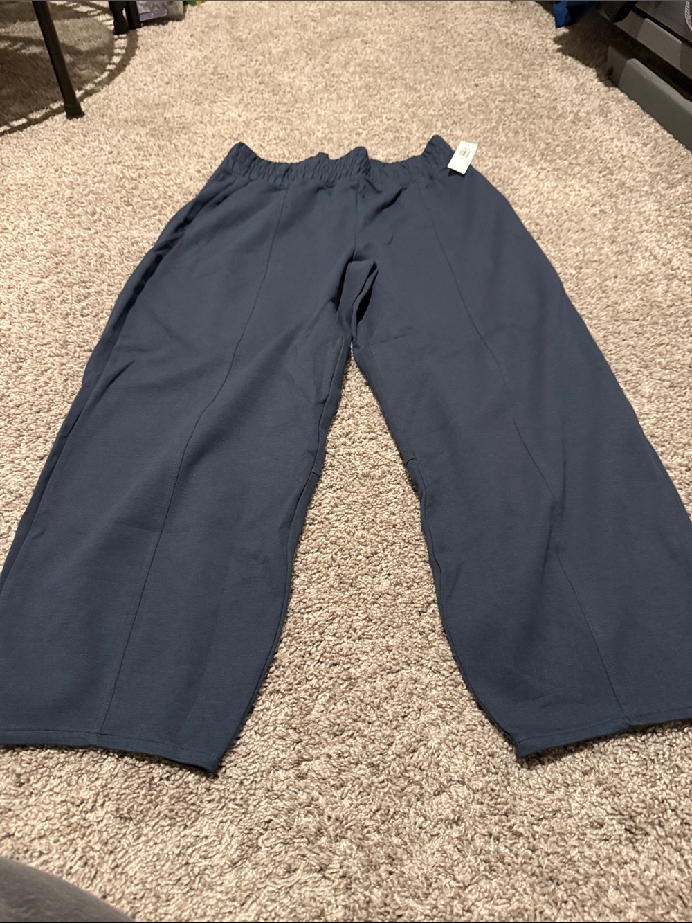 Old Navy Women's Navy Wide-Leg Track Pants